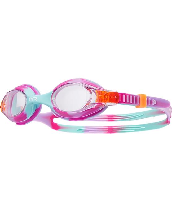 Очки TYR Swimple Tie Dye Kids Clear/Pink/Mint (LGSWTD2) - фото 1