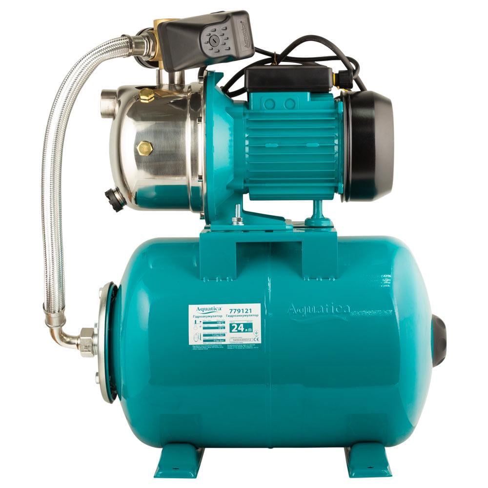 Насосна станція Aquatica JETSa80A5/UA0,75 кВт/46 м/50 л/хв нержавіюча сталь 24 л (775097/24)