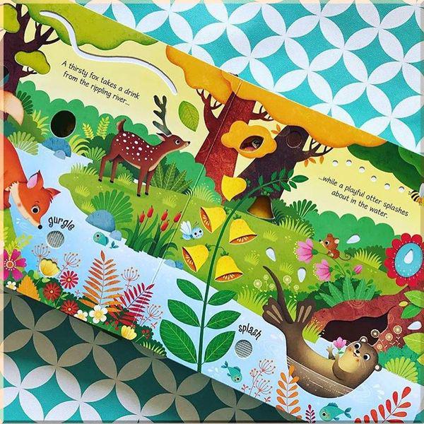 Книга Usborne "Woodland Sounds" Sam Taplin (ISBN:9781474936811) - фото 4