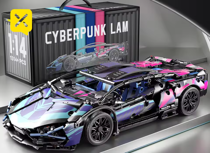 Конструктор Техник Ламборджини суперкар 1314 дет. масштаб 1:14 - фото 8