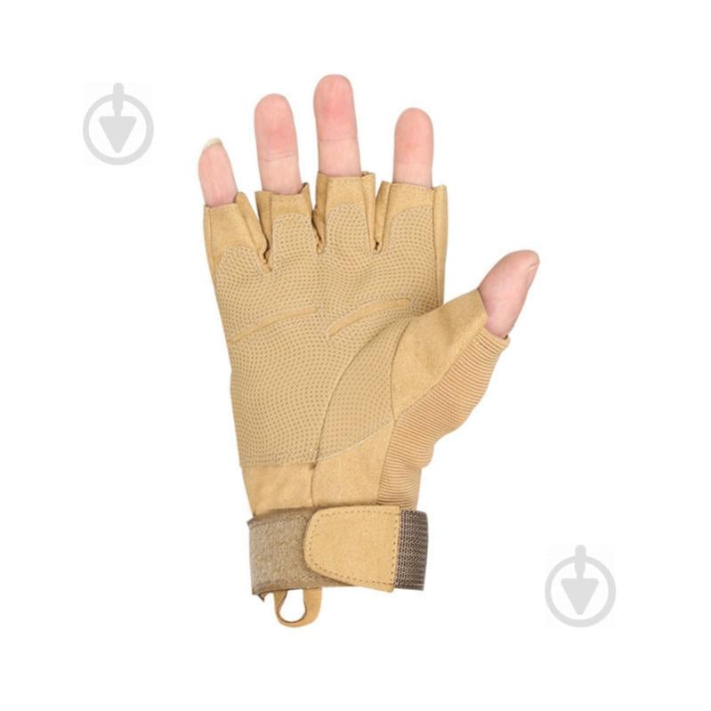 Перчатки армейские беспалые Lesko E302 M Хаки - фото 3 Перчатки армейские беспалые Lesko E302 M Хаки - фото 3