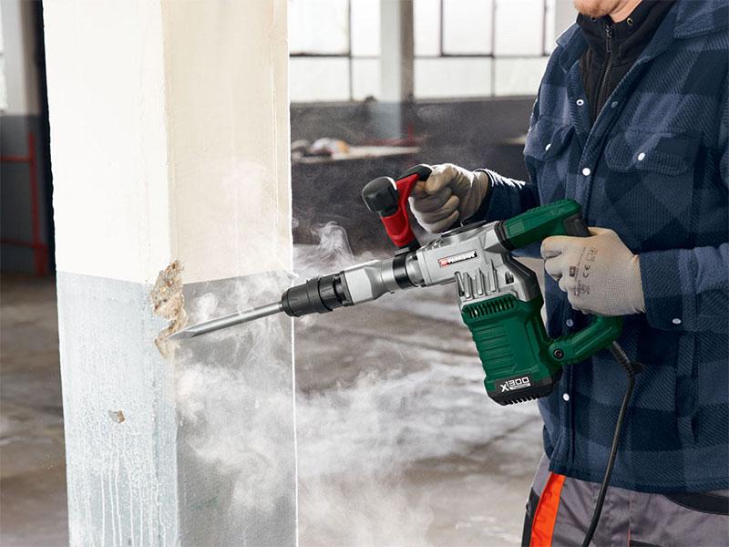 Молоток отбойный Parkside PAH 1300 электрический с пластиковым кейсом - фото 6