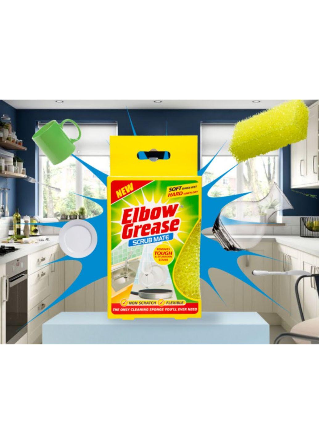 Губка для чищення Elbow Grease Scrub Mate 1 шт. Жовтий (Е-01831) - фото 2