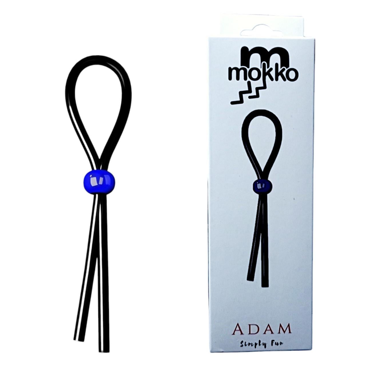 Эрекционная петля для пениса Adam от Mokko Toys Черный (29873209)
