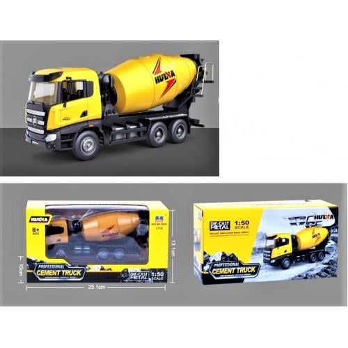 Машинка бетономешалка HUI NA TOYS 1719 металлический - фото 2 Машинка бетономешалка HUI NA TOYS 1719 металлический - фото 2