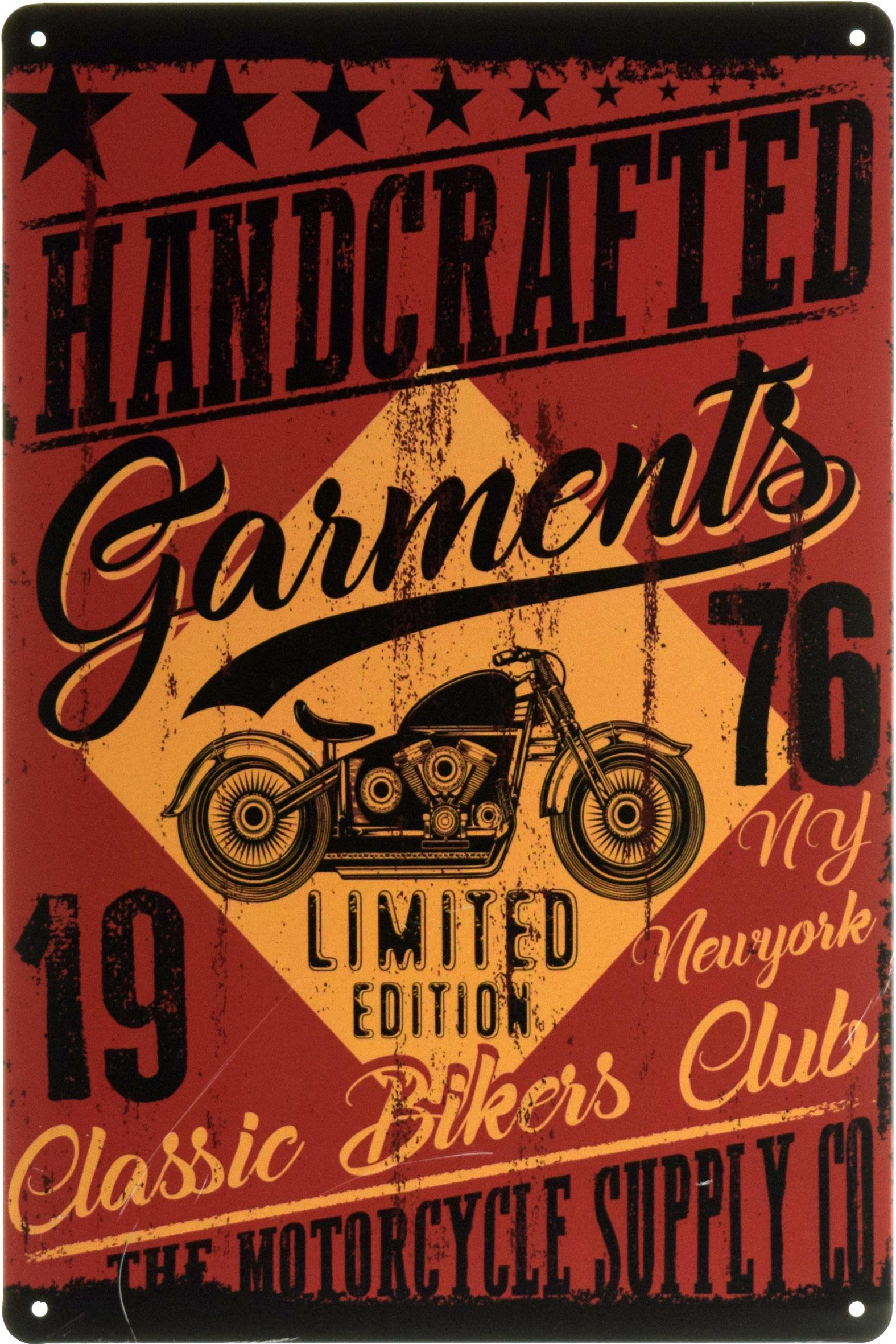 Табличка металева Клуб Класичних Байкерів/Classic Bikers Club 20x30 см Табличка металева Клуб Класичних Байкерів/Classic Bikers Club 20x30 см