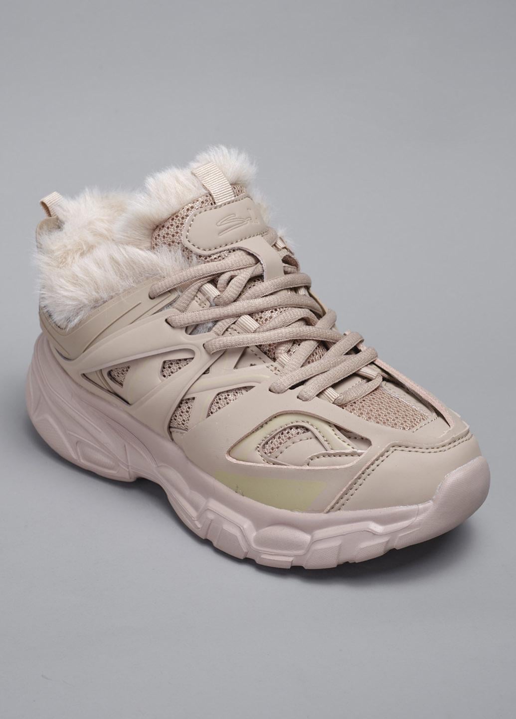 Кроссовки женские Stilli CX655-31 зимние на меху р. 37 Бежевый (342001_37) Кроссовки женские Stilli CX655-31 зимние на меху р. 37 Бежевый (342001_37)