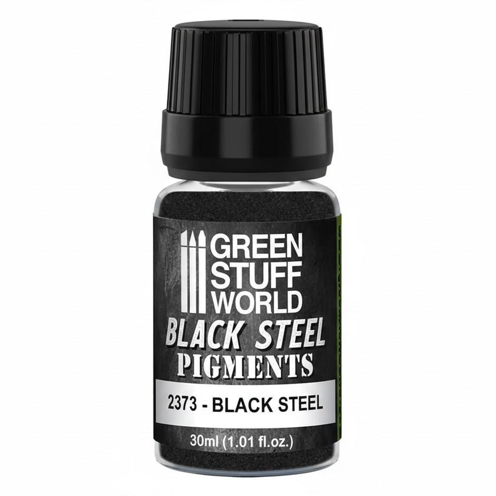Фарба GSW BLACK STEEL pigments 30 мл (2355761976)