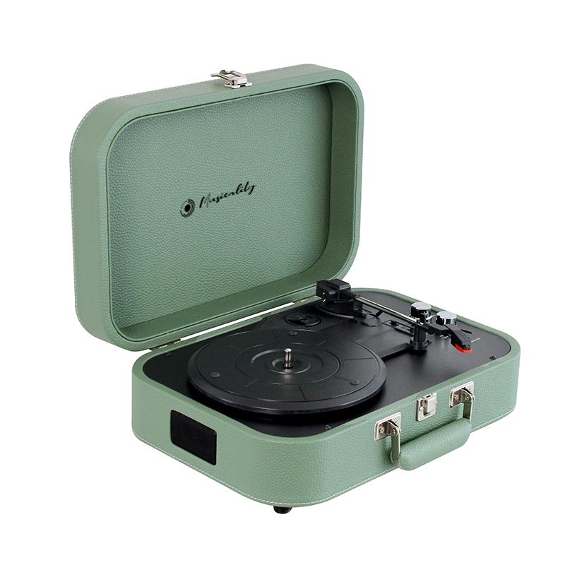 Проигрыватель винила Musicality TRS_Turismo Green (66925)
