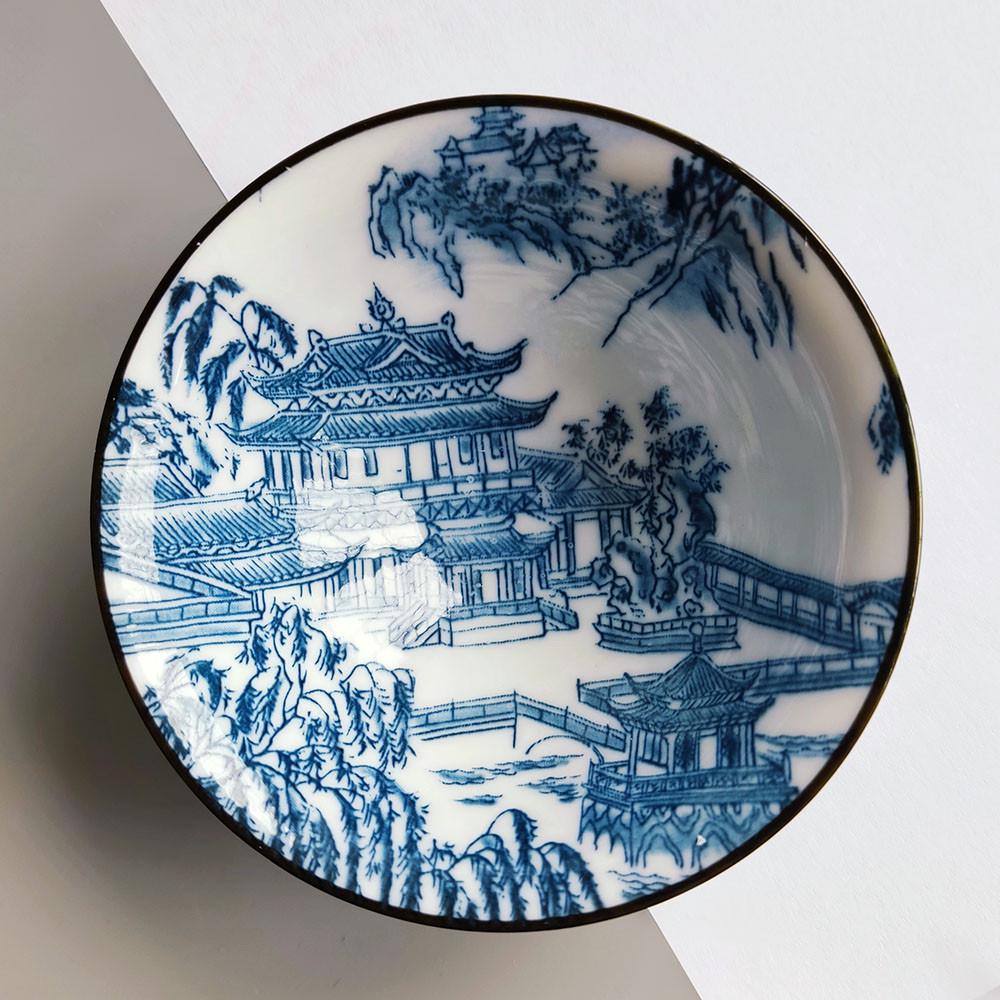 Пиала фарфоровая в традиционном китайском стиле 90 мл