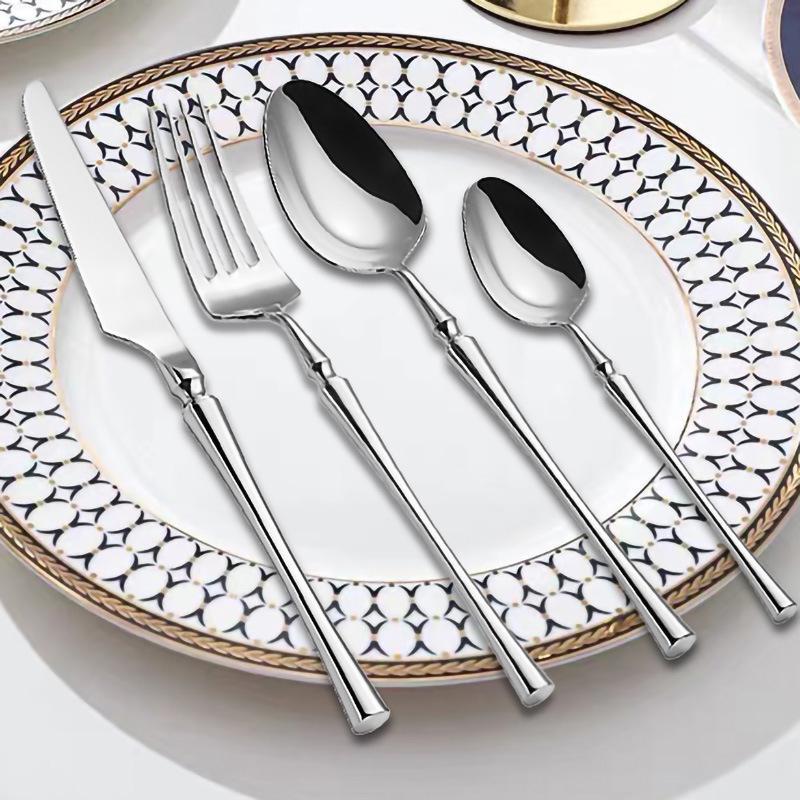 Набір столових приборів 10792 4 пр. Сріблястий (4570690)