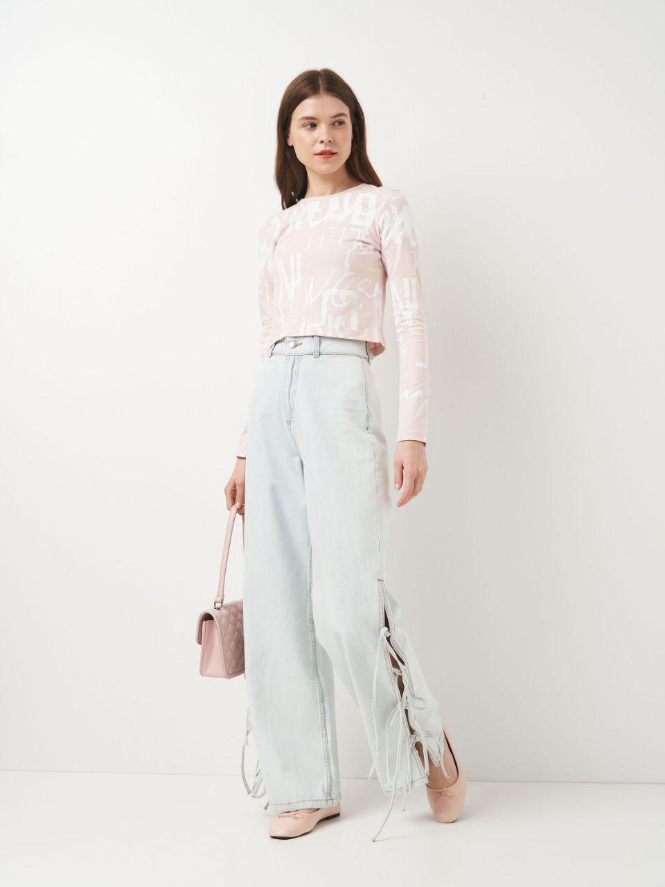 Футболка Forstime 796x39 длинный рукав женская S/M Светло-розовый (191975) - фото 2 Футболка Forstime 796x39 длинный рукав женская S/M Светло-розовый (191975) - фото 2