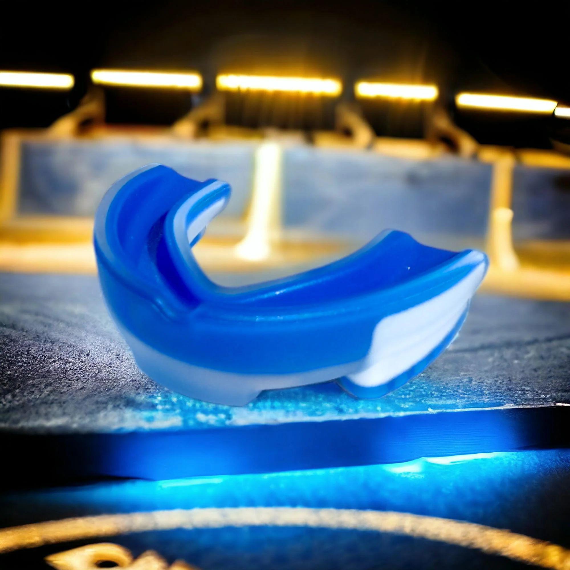 Капа боксерська GDragon тришарова Синій (1_1_L_3) - фото 11