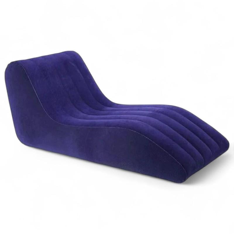 Надувное кресло с насосом S-образной формы Синий (160х90х60 см) - фото 9 Надувное кресло с насосом S-образной формы Синий (160х90х60 см) - фото 9