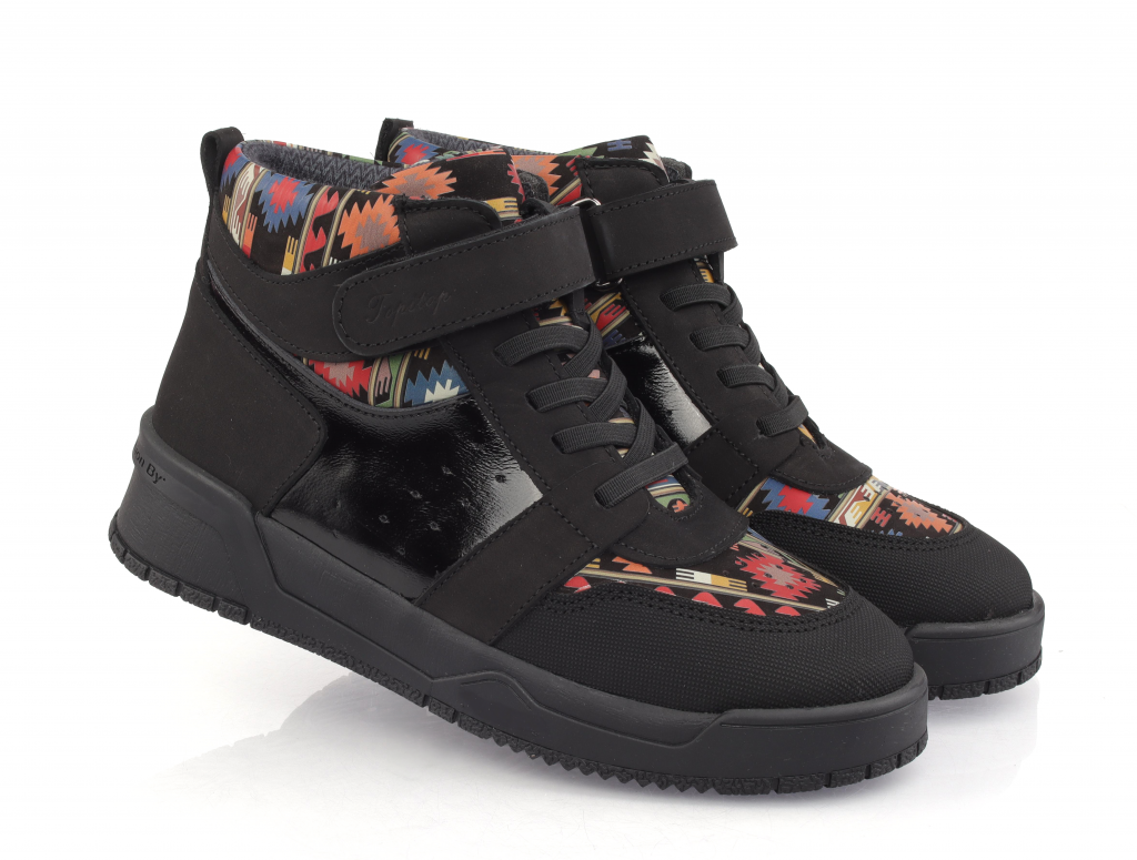 Черевики осінні Topitop для дівчаток 3608 р. 32 Чорний