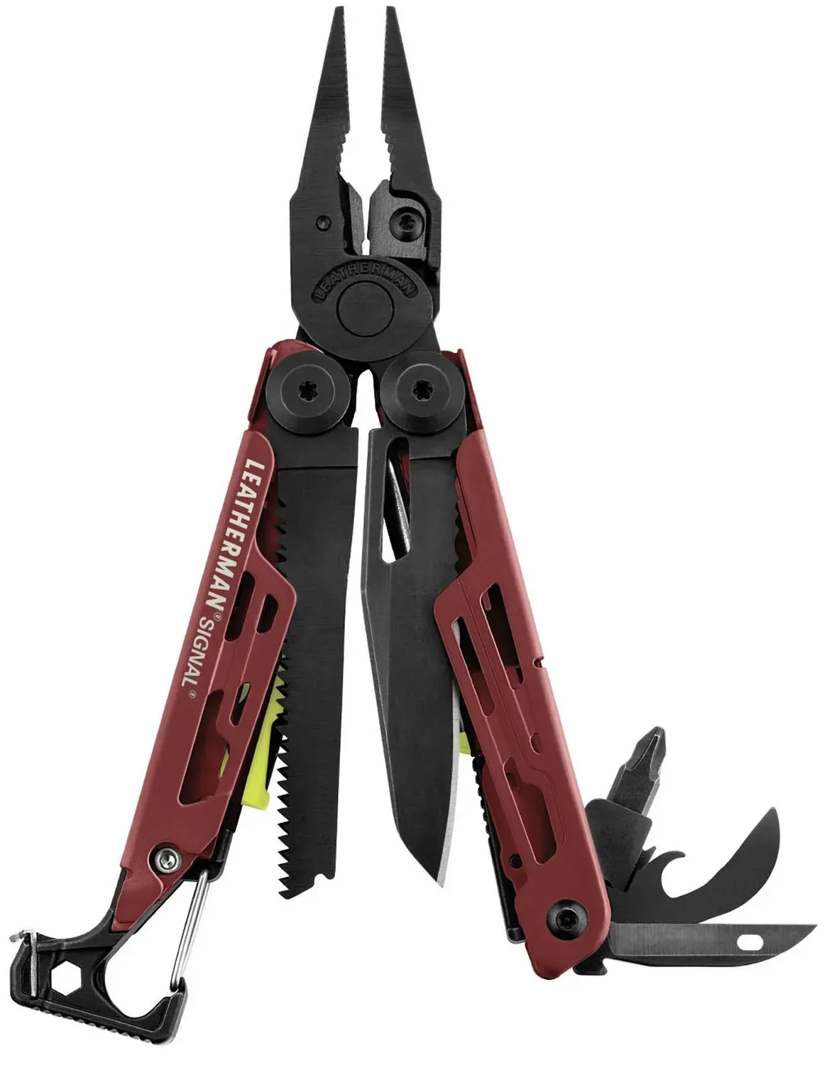 Мультитул Leatherman Signal Crimson 19 інструментів з чохлом (26258039)