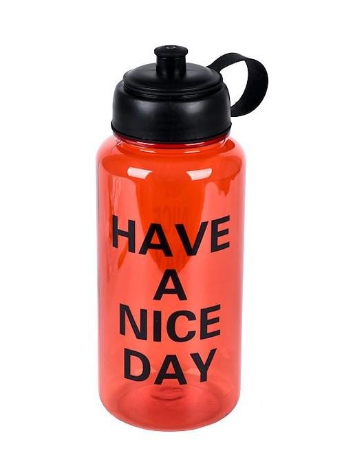 Пляшка-поїлка Nice Day 1,1 л пластикова Red (30957)