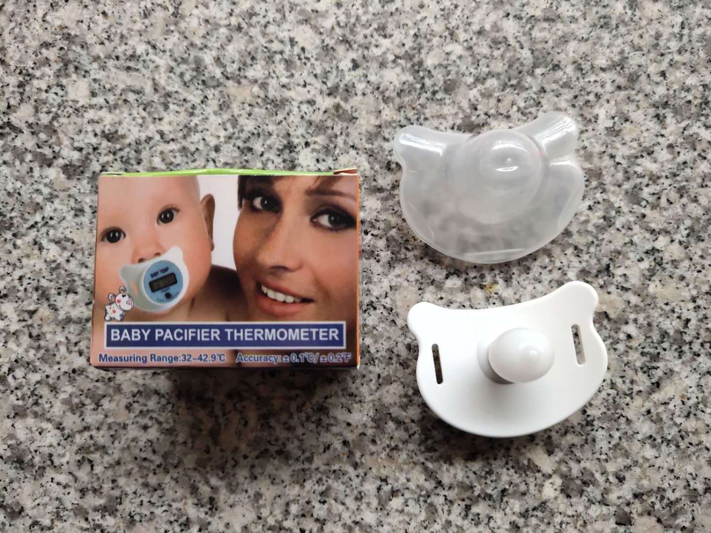 Термометр-пустышка Baby Temp Pacifier для малышей Розовый - фото 4