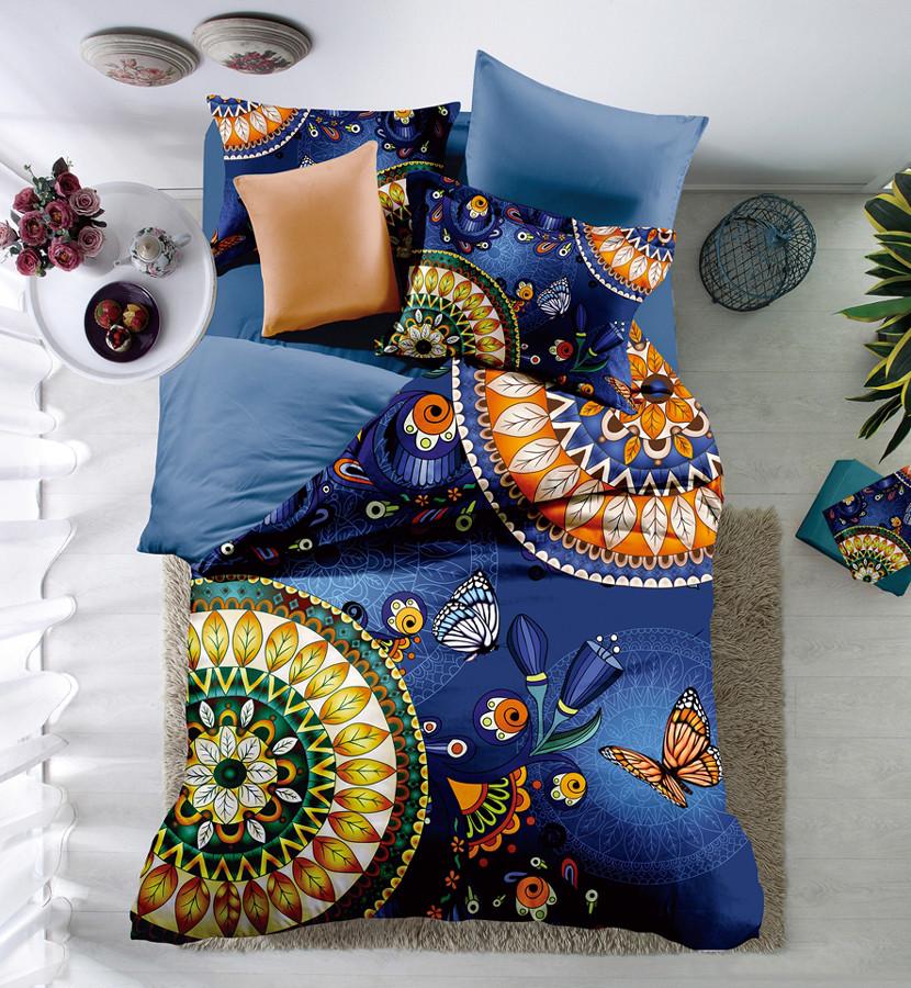 Комплект постельного белья Love You полисатин QY1239 евро 200x220 см (1803010)