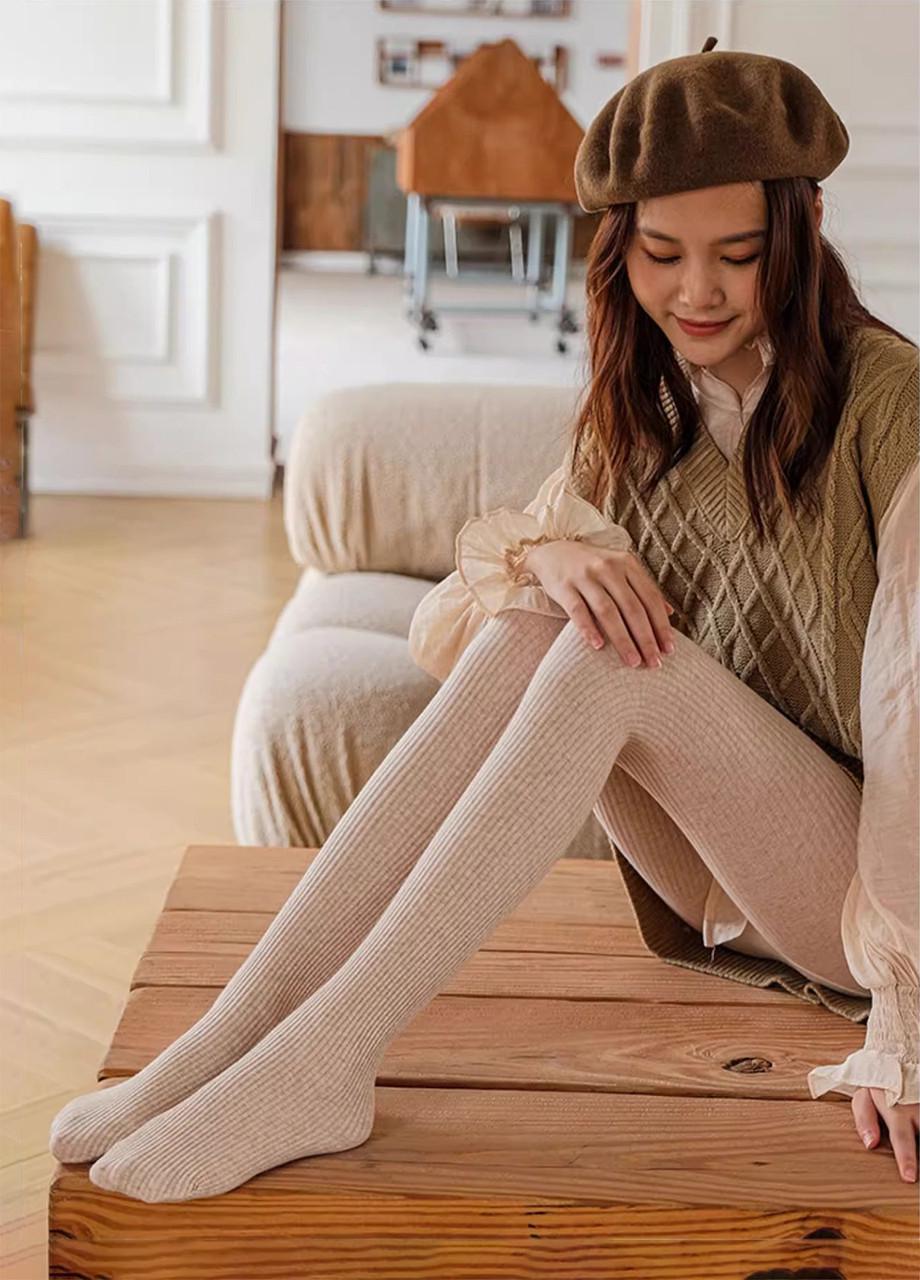 Колготки в рубчик р. 1-2 Бежевый (1971)