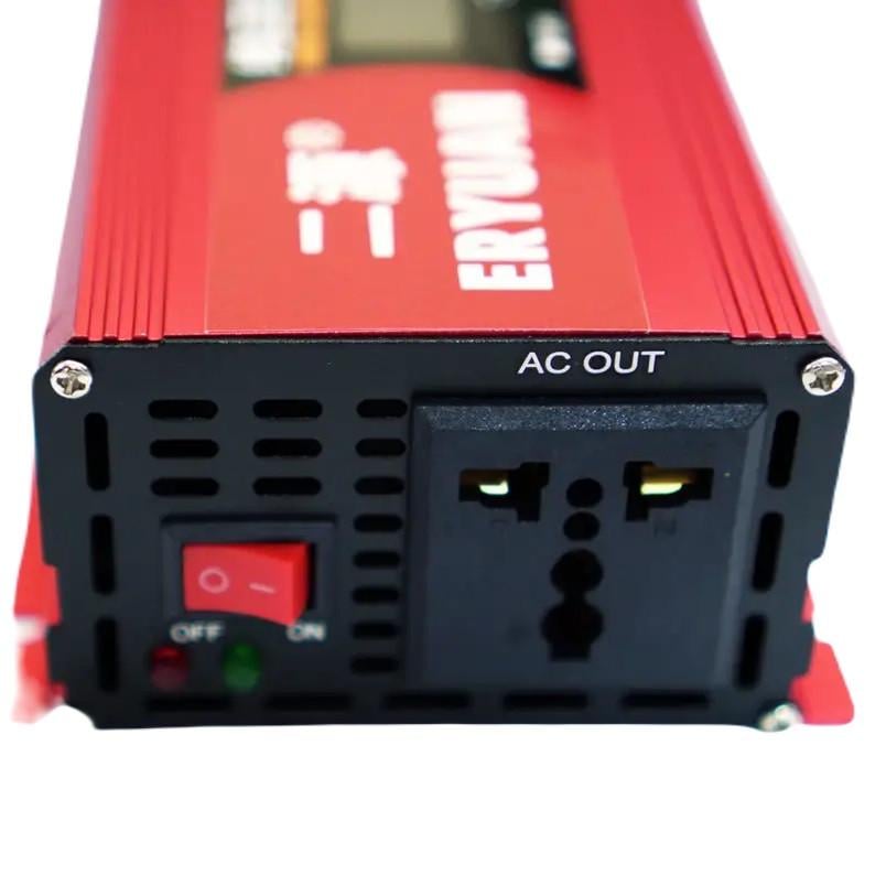 Преобразователь напряжения Eryuan 2200 W LCD DC/AC 12-220V с чистой синусоидой и вольтметром (3_04085) - фото 5 Преобразователь напряжения Eryuan 2200 W LCD DC/AC 12-220V с чистой синусоидой и вольтметром (3_04085) - фото 5