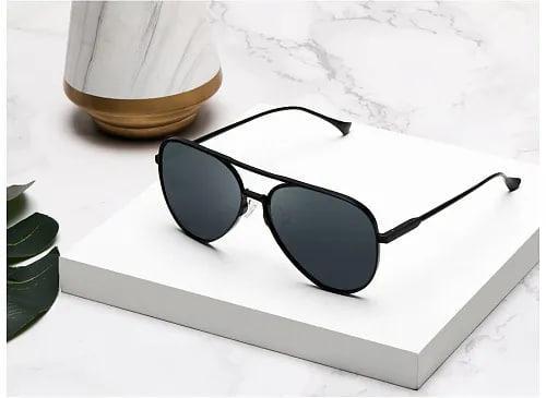 Очки солнцезащитные Mijia Polarized Navigator Pilot Sunglasses TYJ02TS DMU4053TY Темно-серый - фото 2