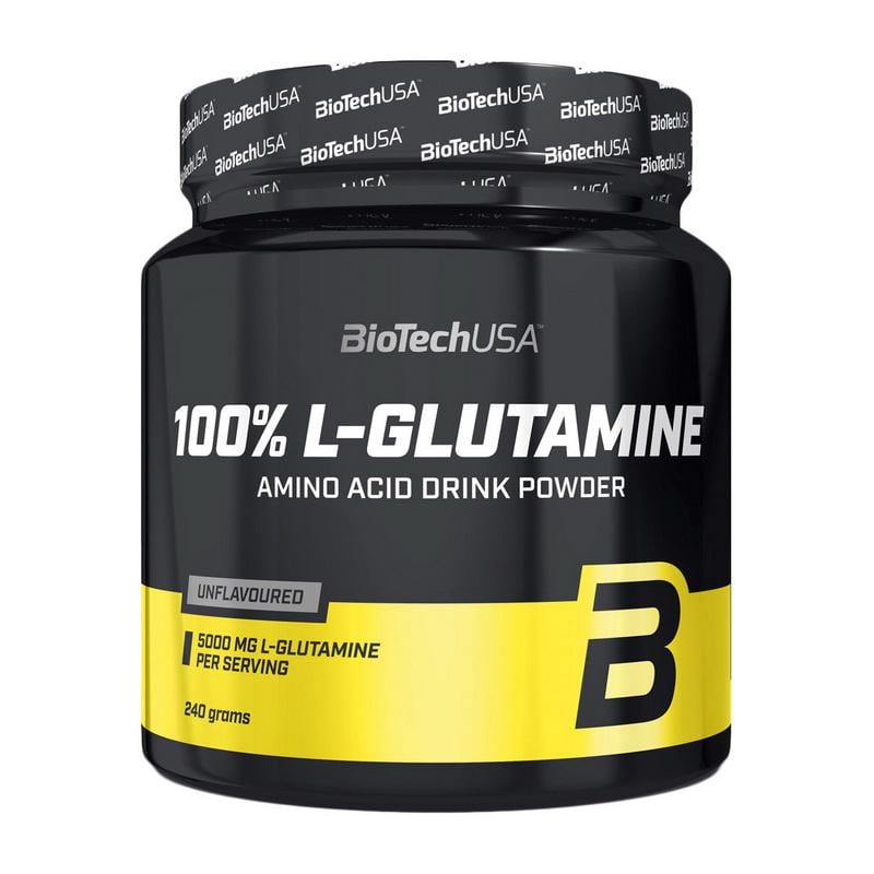 Глютамины BioTech 100% L-Glutamine 240 г Без вкуса