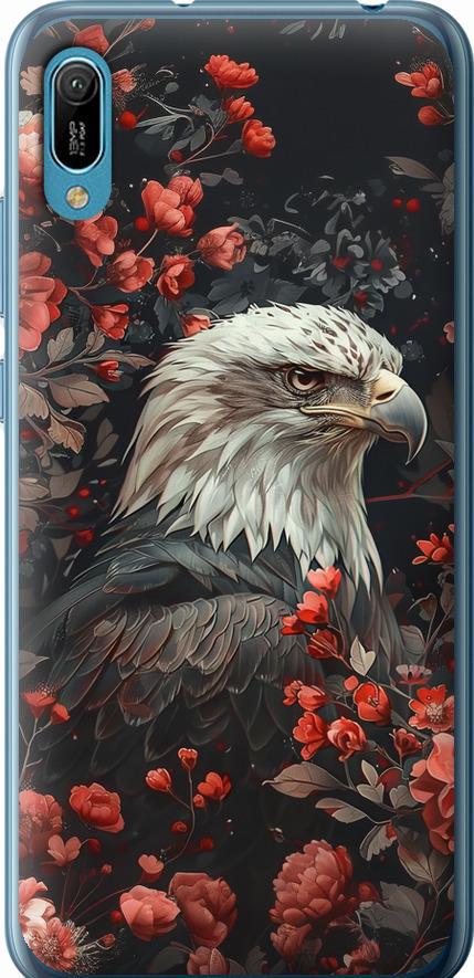 Чехол на Huawei Y6 2019 Цветочный страж (6102t-1666-42517)