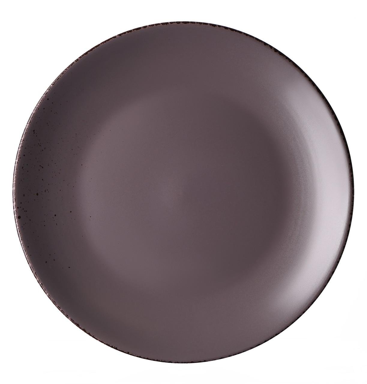 Тарелка десертная Ardesto Lucca Grey 19 см Brown (AR2919GMC)
