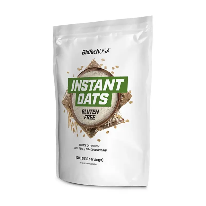 Замінник харчування Вуглеводи Biotech USA Instant Oats gluten free 1000 г