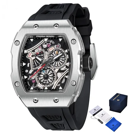 Наручные часы Pagani Design PD-YS012 Silver-Black (1886)