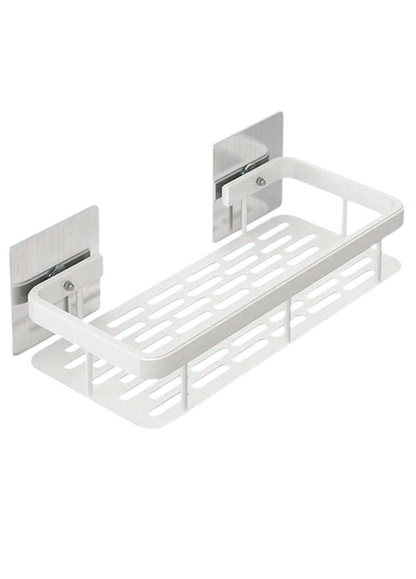 Полиця для ванної кімнати Good Idea Storage Rack самоклеюча 3 кріплення 13х30х5,5 см Білий (3449134А)