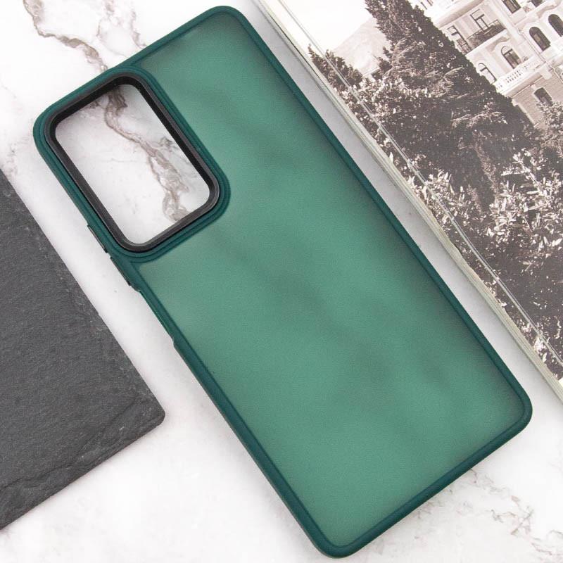 Противоударный Чехол TPU+PC Lyon Frosted для Xiaomi Redmi Note 10 Pro / 10 Pro Max Green - фото 4