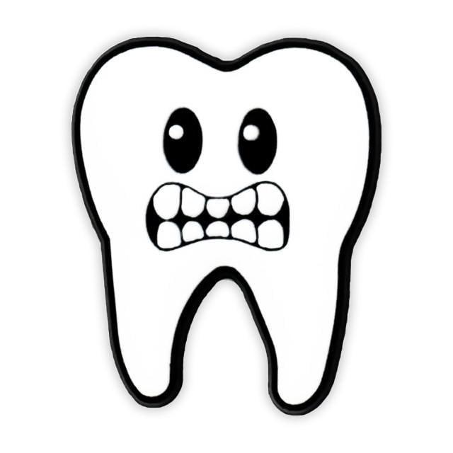 Джибітси для кроксів Зуб з посмішкою (HYB194-42)