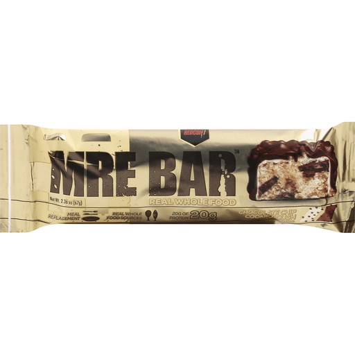 Батончик спортивный MRE BAR Chocolate Chip Cookie Dough 67 г Батончик спортивный MRE BAR Chocolate Chip Cookie Dough 67 г