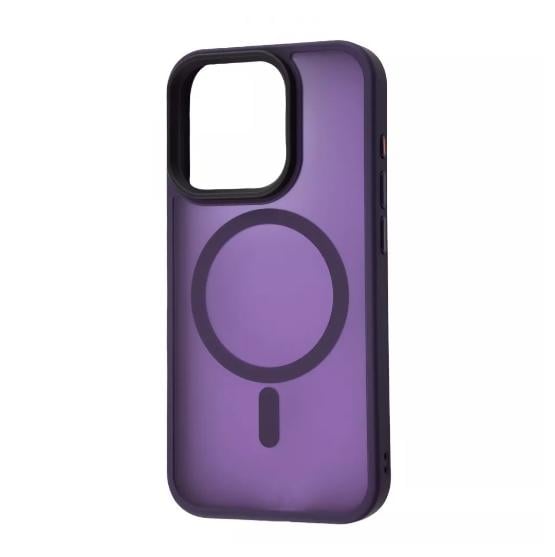 Чехол WAVE Matte Insane Case с магнитным кольцом для iPhone 15 Pro Max, фиолетовый