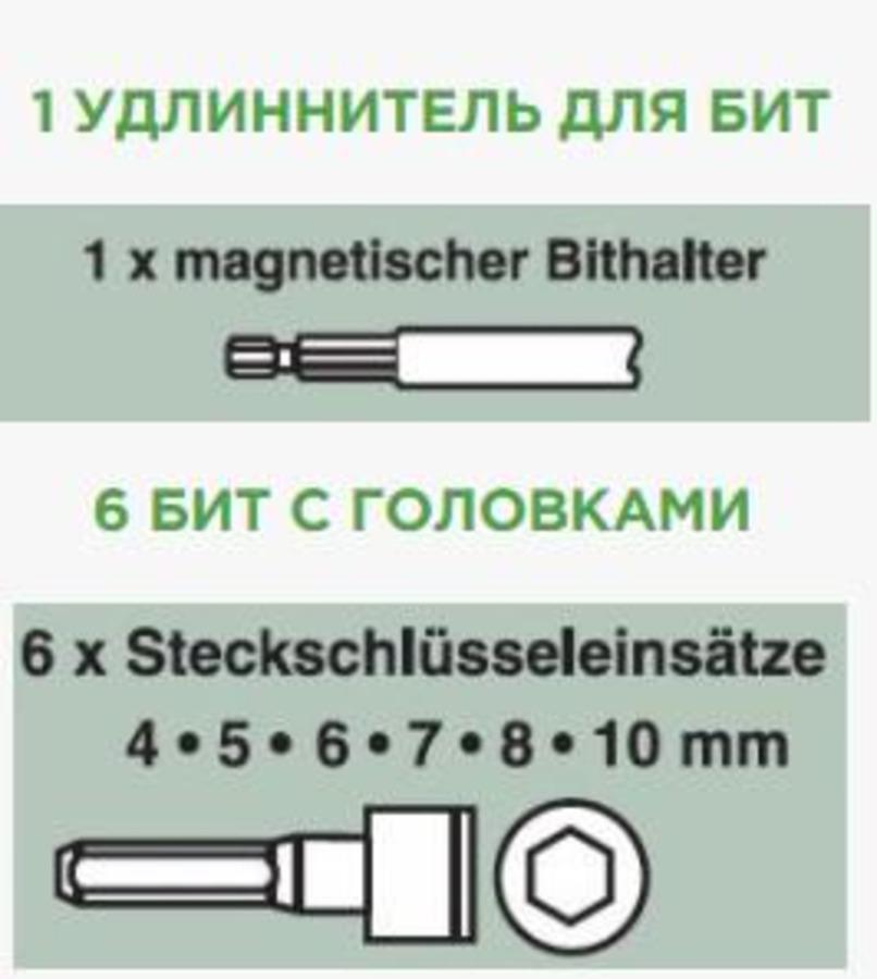 Набір свердел і біт під викрутку BRUDER MANNESMANN M54375 75 пр. - фото 6