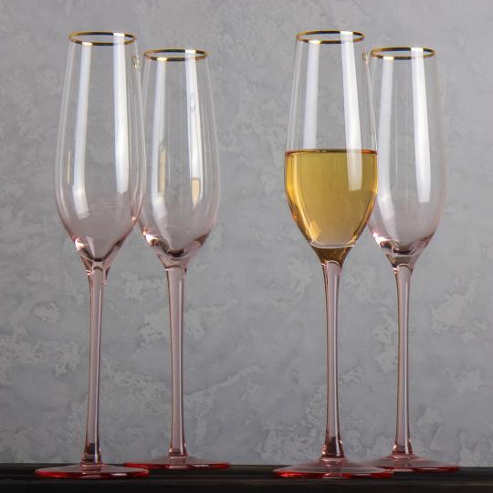 Набор бокалов Elisey Просекко 200 мл 6 шт. Прозрачный (9056-015)