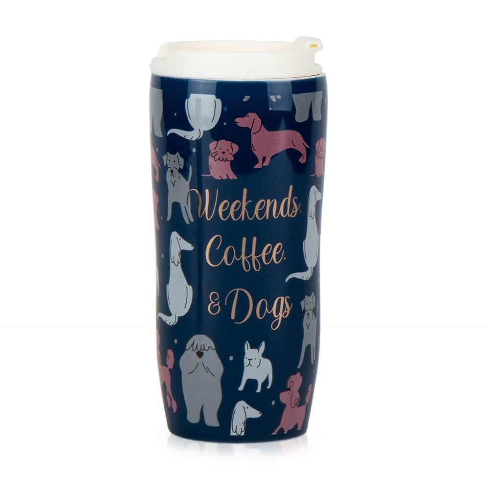 Термокружка Elisey Cats and dogs 500 мл Синий пес (8934-004)