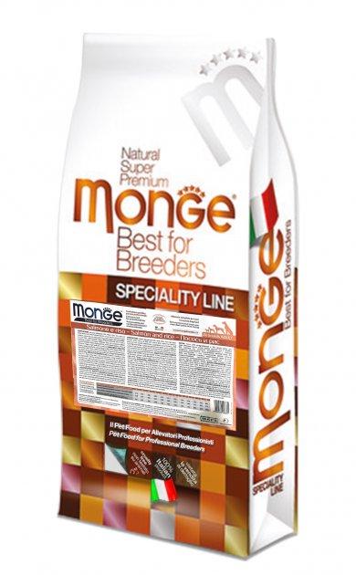 Корм сухой для взрослых собак всех пород Monge Dog All Breeds с лососем и рисом 15 кг (70006361)