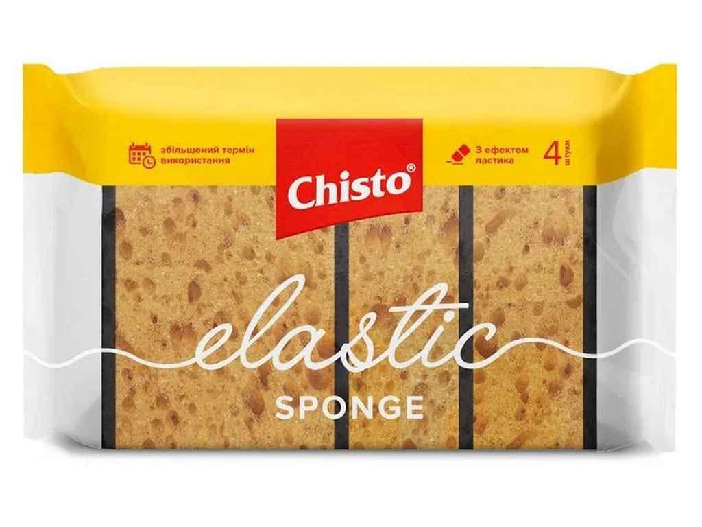 Губка кухонная Chisto Elastic sponge 4 шт. (841410)