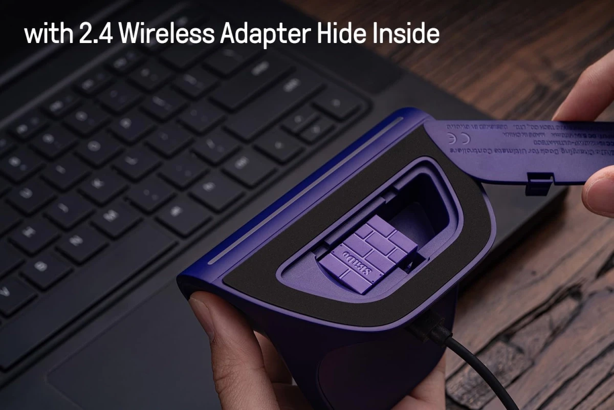 Геймпад 8BitDo Ultimate C 2.4G Wireless Controller Violet - фото 7