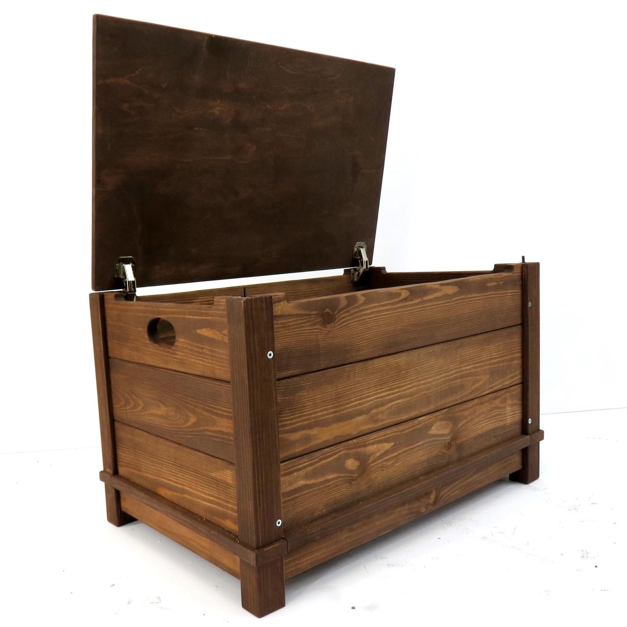 Сундук напольный из дерева Нил Капучино (СНД-000209)