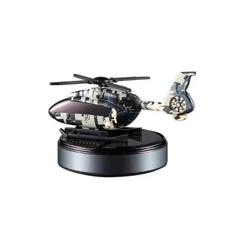 Ароматизатор автомобильный Вертолет на солнечной батарее Pixel/Grey (Leader-4489)