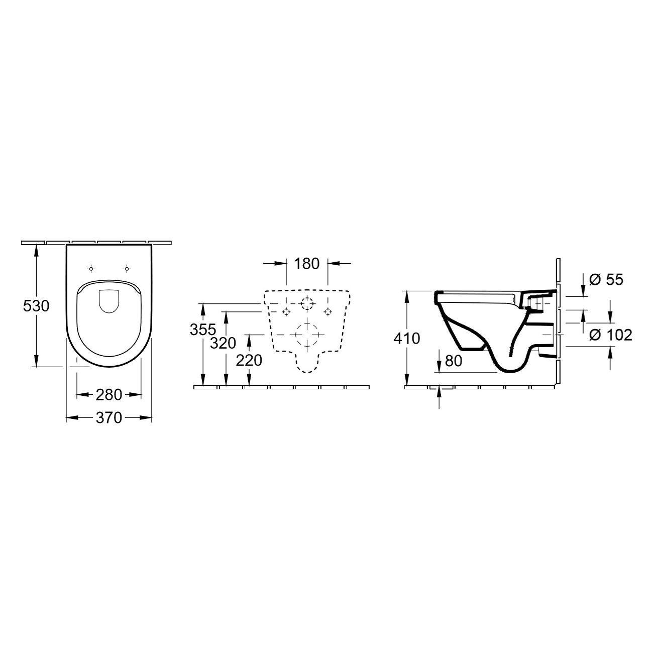 Унитаз подвесной Villeroy&Boch ARCHITECTURA 4694R001 безобедочный без сидения (72381) - фото 2 Унитаз подвесной Villeroy&Boch ARCHITECTURA 4694R001 безобедочный без сидения (72381) - фото 2