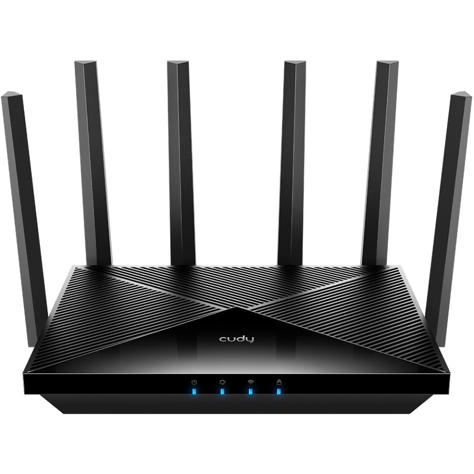 Маршрутизатор Cudy WR11000 BE11000 2,5G Tri-Band Wi-Fi 7 Mesh Router 2,4 ГГц/5 ГГц/6 ГГц Black (WR11000)