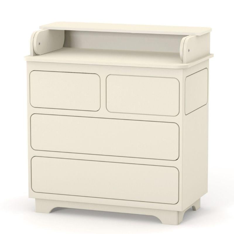 Комод пеленальный Верес Тач Лач с боковым ящиком и телескопическими направляющими из ДСП и МДФ Слоновая кость Комод пеленальный Верес Тач Лач с боковым ящиком и телескопическими направляющими из ДСП и МДФ Слоновая кость