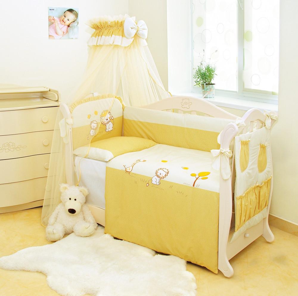 Комплект постельного белья детский Twins Evolution A-001 Лео 8 элементов Бежевый