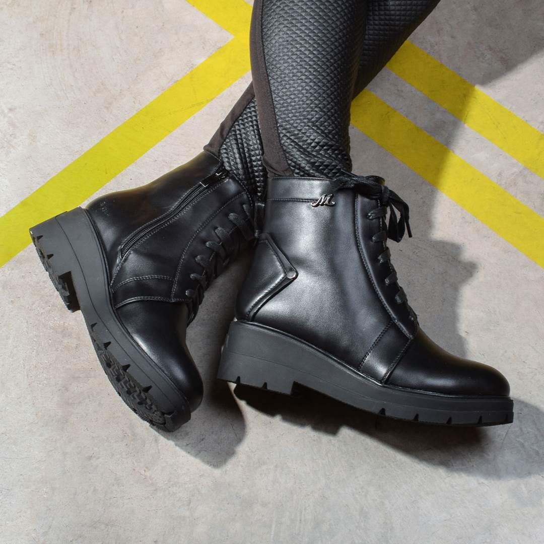 Ботинки женские на шнуровке 325371 р. 38 24 см