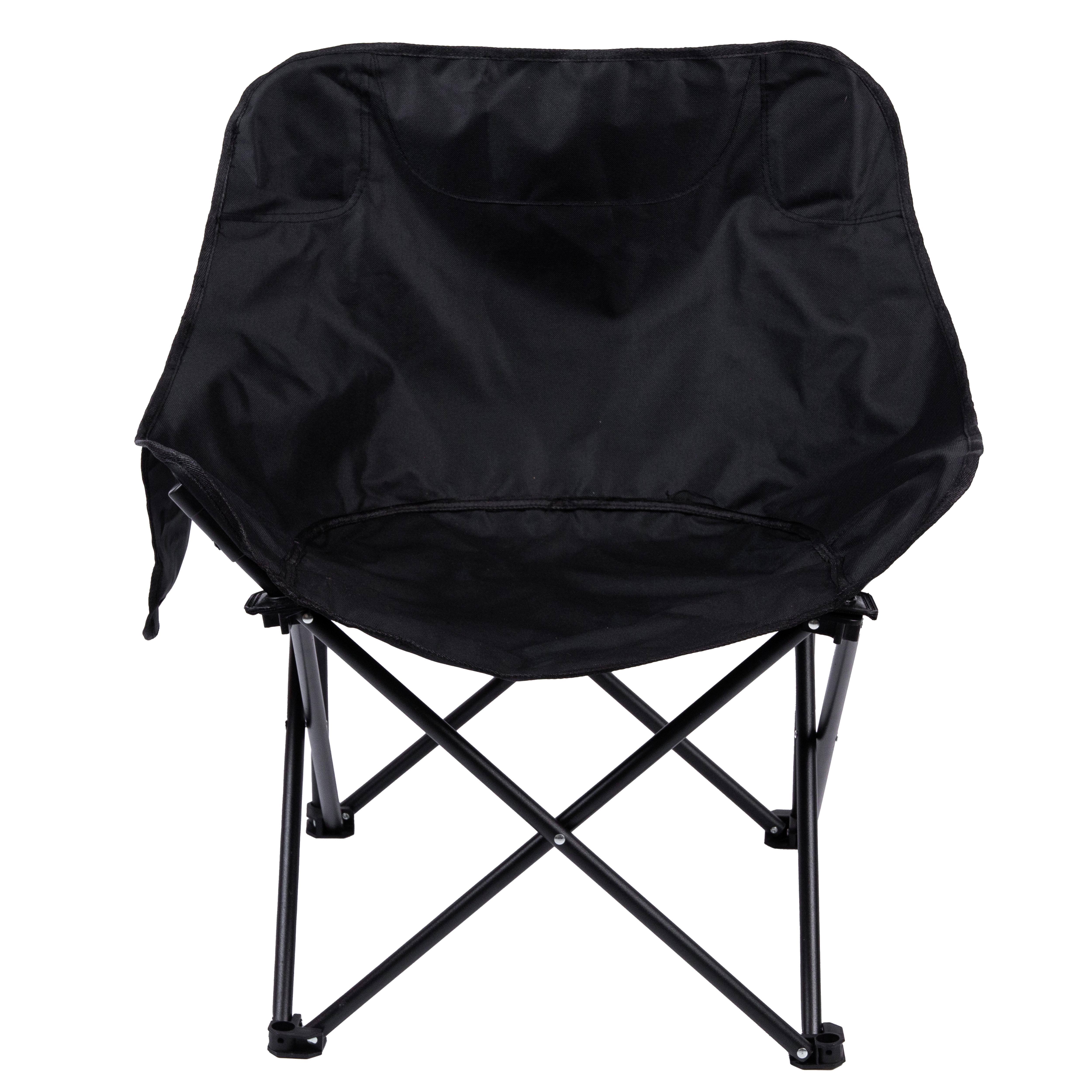 Стілець для кемпінгу LUGI складаний 47х58х70 см Чорний (147-107- SJ-0056-1)